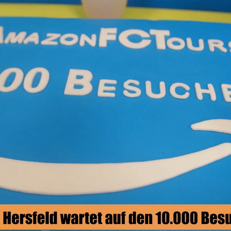 Amazon Bad Hersfeld feiert seinen 10000 Besucher